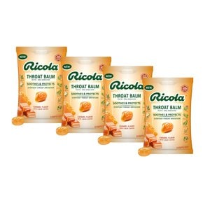 Ricola 리콜라 쓰롯 밤 캔디 카라멜 34개입 4팩