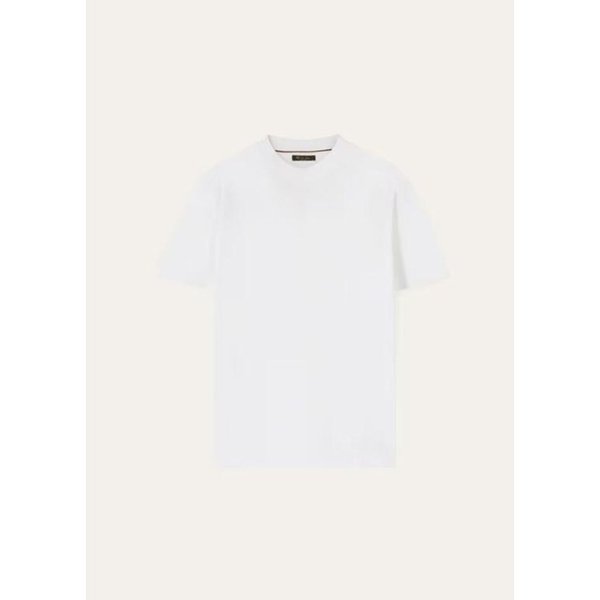 26SS 로로피아나 긴팔 티셔츠 FAM89241005 OPTICAL WHITE DOM