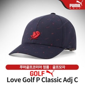 (정품)22년 푸마 Love Golf P Classic Adj C 골프모자