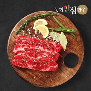 농협안심한우 [9/12일(목) 오전8시 마감]농협안심한우 1등급 한우 채끝 250g+250g