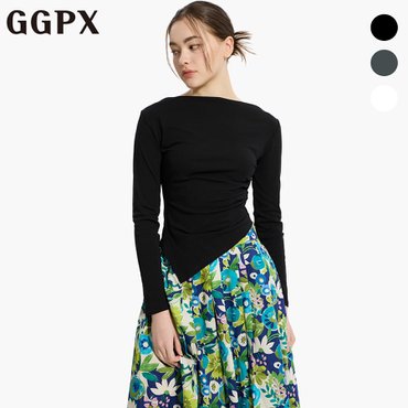 GGPX 드레이프 슬림핏 티셔츠 (GP3TS006F)