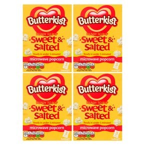 Butterkist 버터키스트 전자레인지 팝콘 60g 3개 4팩 스윗앤솔티드