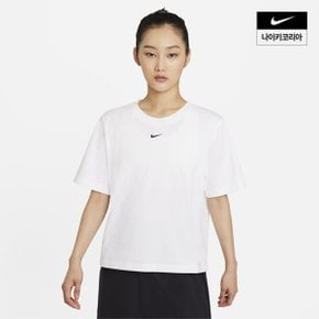 우먼스 나이키 스포츠웨어 박시 LBR 반팔 티셔츠 AS NIKE DD1238-100