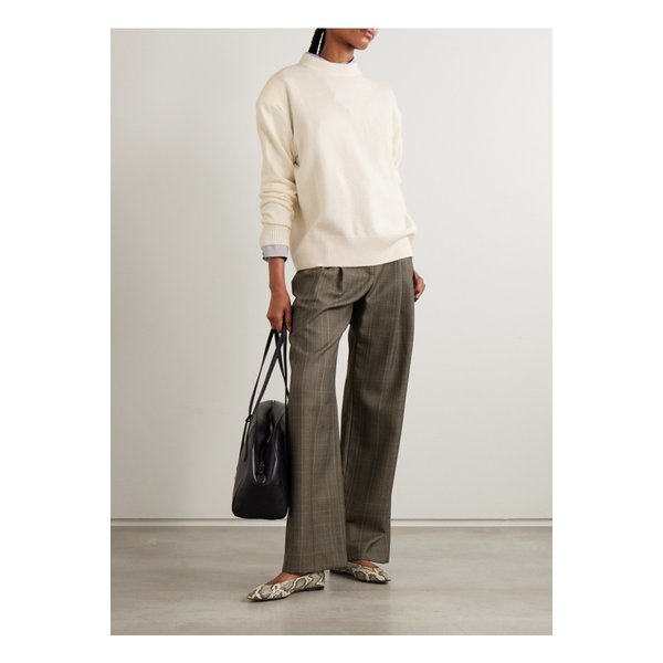 더프랭키샵 라파엘라 크롭 메리노 울 캐시미어 혼방 스웨터 아이보리 46376663162949658