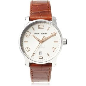 미국 몽블랑 시계 Montblanc Mens 105813 TimeWalker White 스테인리스 스틸 워치 1689854