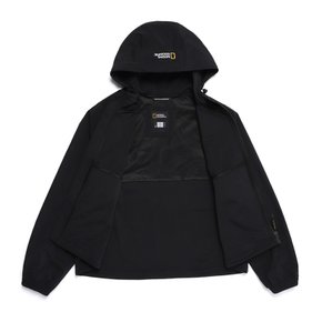 N251WFT980 여성 시그너스 우븐 후드 바람막이 CARBON BLACK