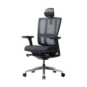 브라보 BR-200C 알루미늄베이스 메쉬 컴퓨터 책상 의자