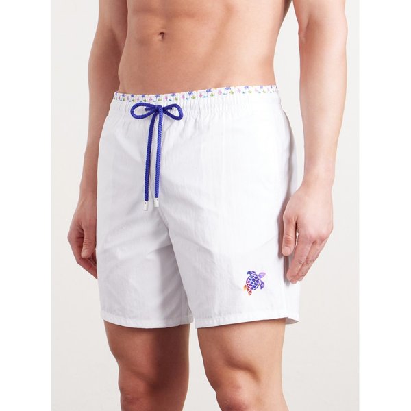 빌보콰 모카 스트레이트 레그 미드 렝스 ECONYL® 스윔 쇼츠 46376663163072975