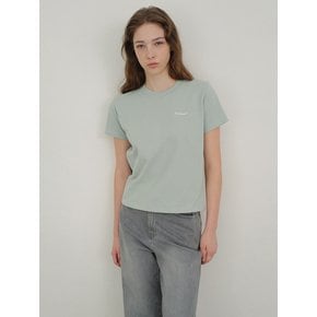 Essential peach half tee (mint)