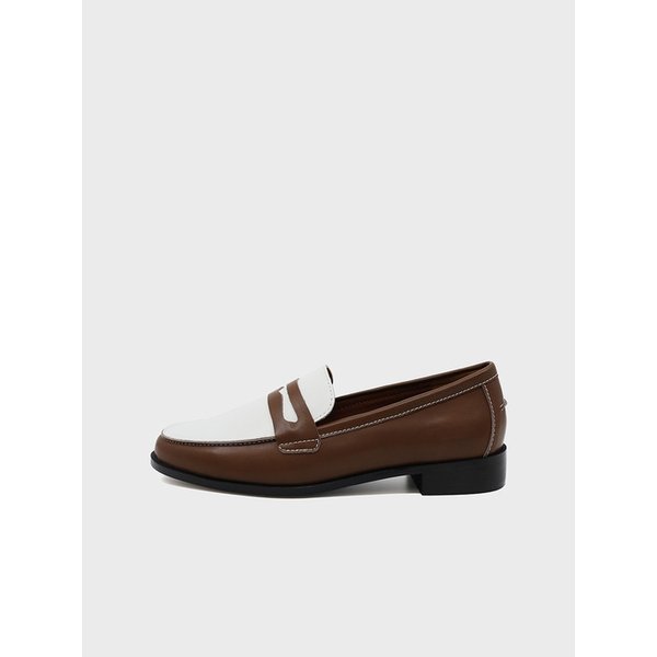 [리퍼브][Combi-Brown][245] APRIL 에이프릴 스티치 클래식 페니로퍼