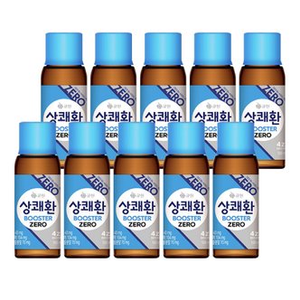 삼양사 큐원 상쾌환 부스터 제로 100ml x 10개입(병) 상온 마시는상쾌환