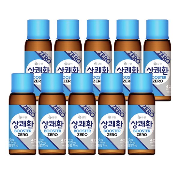 큐원 상쾌환 부스터 제로 100ml x 10개입(병) 상온 마시는상쾌환