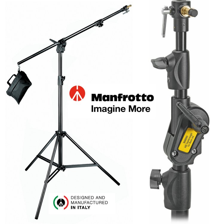 マンフロット Manfrotto 420B Amazon.com : Manfrotto Boom Stand 420 (Black Anodized), 3