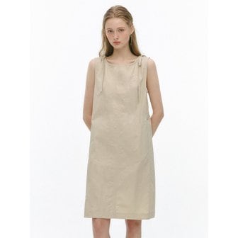 마리끌레르 바스락 리본스트링 원피스(MAFBOP03MLE)