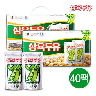 삼육두유 두유 파우치 190ml 40팩