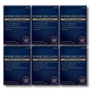 뉴트리코어 하이퍼셀 식물성 오메가3 30캡슐 6박스 (S30222145)