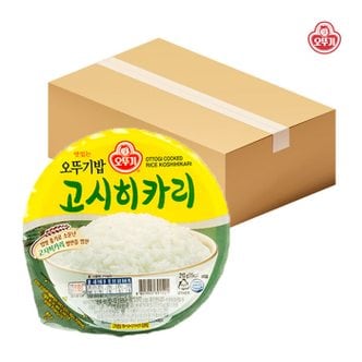 오뚜기 맛있는 오뚜기밥 고시히카리 210g 12개