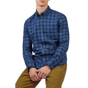 4274005 Ben Sherman Check Cotton Button-Down Shirt