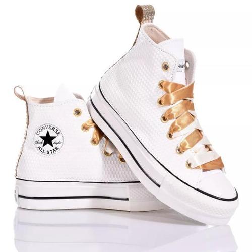 컨버스 스니커즈 3199 CONVERSE PLATFORM WHITE HIVE White