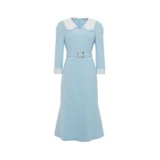 [최초가:398000원]Moss / Collar Point Mermaid Dress