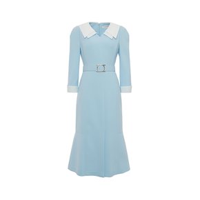 [최초가:398000원]Moss / Collar Point Mermaid Dress