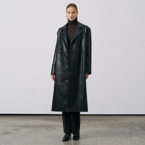 / [HANDMADE] Leather Long Coat