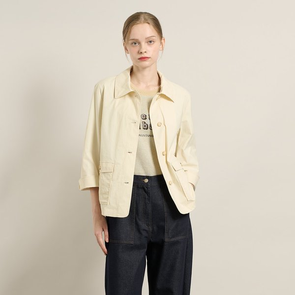 [여주점] 올앤선드리 싱글 카라 자켓 A5F7J101