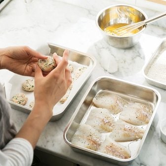 JAJU [이정현 Pick] 스테인리스바트_대_30.8x24.2x6.5cm J71N902117200