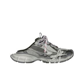 발렌시아가 3XL 뮬 그레이 화이트 레드 Balenciaga 3XL Mule Grey White Red