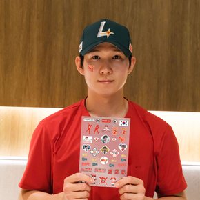 박성한 선수 스포츠 야구 타투 스티커 응원용품 페이스 페인팅 건식 판박이