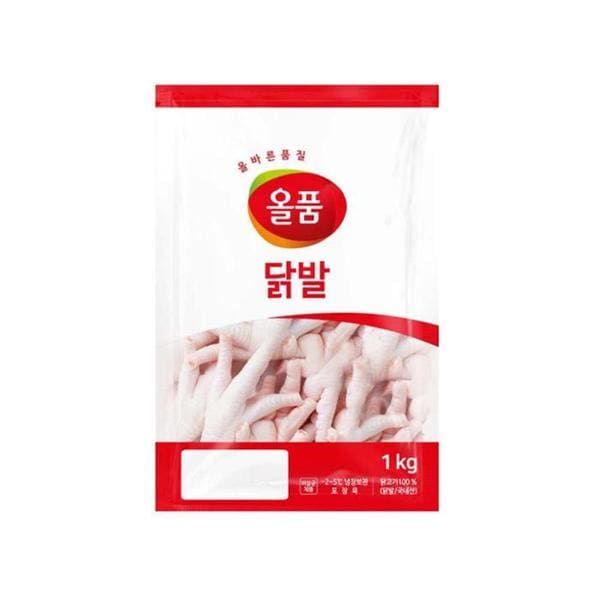 확대된 대표 올품 뼈있는 통닭발 1kg 생닭발 냉장 손질닭발(1)