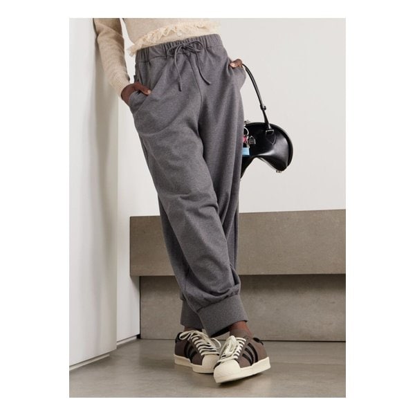 슈퍼스타 빈티지 카프 헤어 트리밍 누벅 스니커즈 초콜릿 1647597358657185