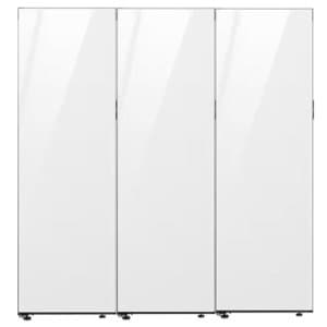 신세계라이브쇼핑 삼성 비스포크 냉장 냉동 김치냉장고 세트 좌힌지 RR40C7805AP+RZ34C7805AP+RQ34C7815AP(글라스)