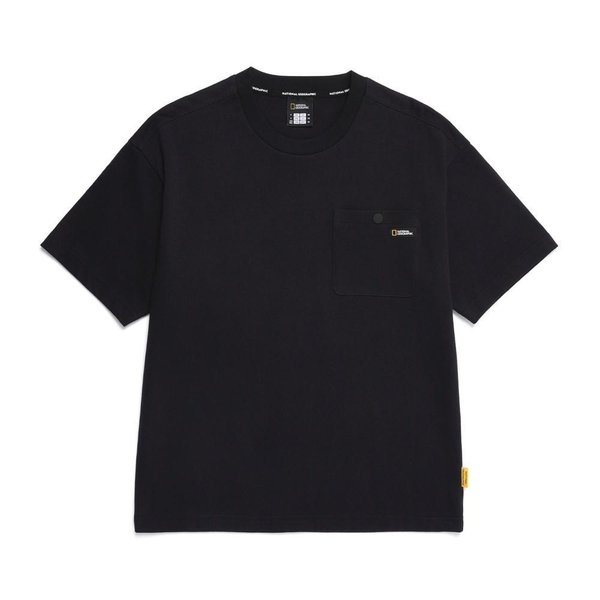 [여주점] N252UTS050 16수 면 반팔 티셔츠 CARBON BLACK