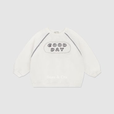 슈슈앤크라 티보르 맨투맨 티셔츠 ㅡ 바닐라화이트