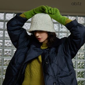 울 블렌드 니트 버킷햇 (AFX4QAH3A)