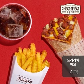 치팅데잇 브리또 쓰리라차 마요 130g 4팩