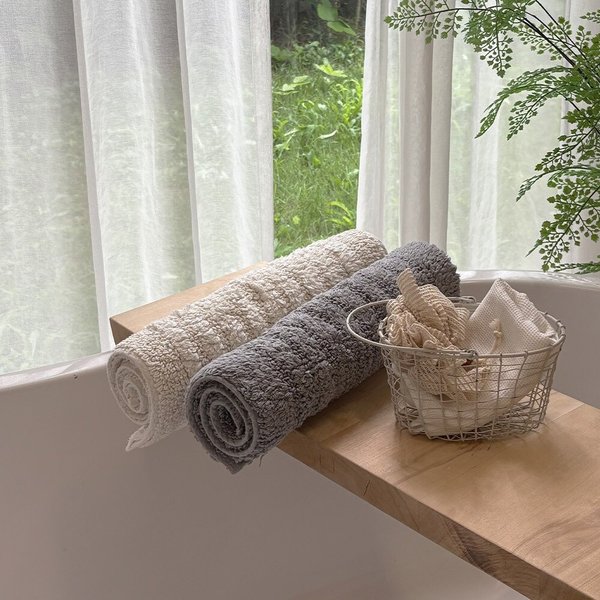 노벨라 실루에트 순면 욕실 주방 발매트 40x60