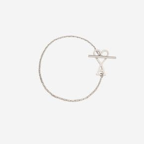 하트 로고 체인 브레이슬릿 실버 아미 de Coeur Chain Bracelet Silver