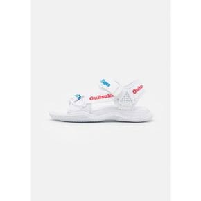 4436042 Onitsuka Tiger OHBORI STRAP - Walking sandals white/classic red