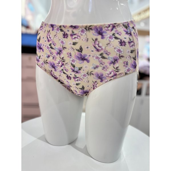 [여주점] 와코루 모달50수 스판 화려 꽃패턴 백레이스 팬티 [WPT4264A]