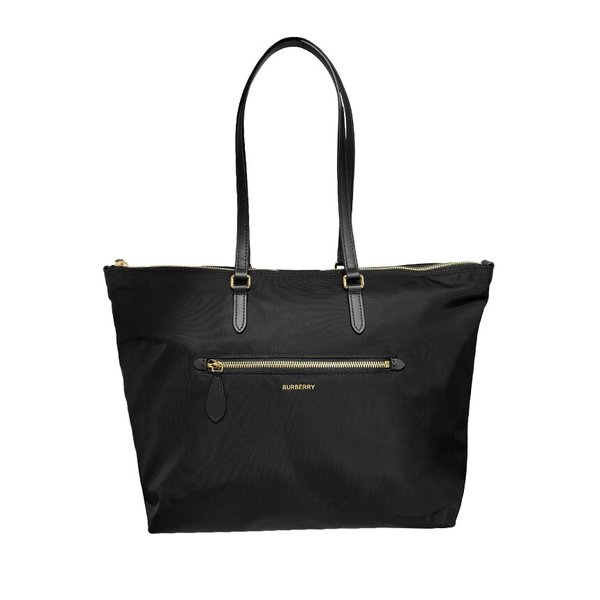 나일론 토트백 숄더백 81092721 레터링 로고 블랙