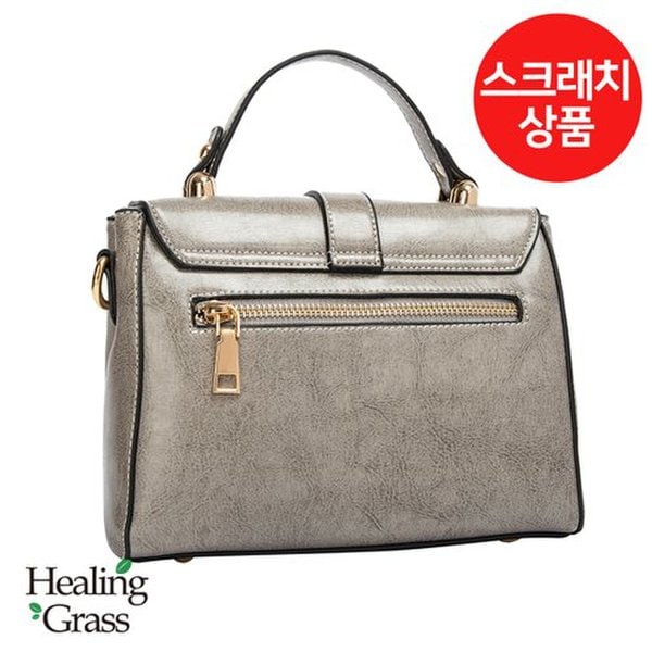 [여주점] [스크래치] 소가죽 크로스 데일리 핸드백 HGLH2398GY-S