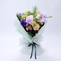 마리안느 꽃다발+페레로로쉐 틴박스 선물 꽃다발 발렌타인데이 화이트데이 생일 프로포즈 꽃배달