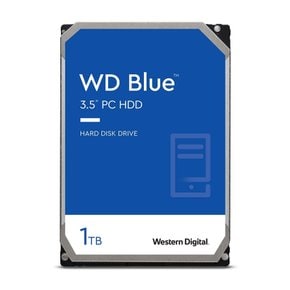 Western Digital WD Blue HDD 1TB CMR 3.5 SATA 7200rpm 64MB PC WD10EZEX-AJP 웨스턴 디지털