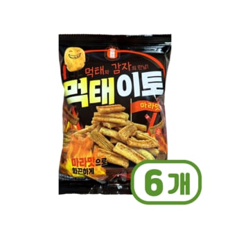  맛슐랭 먹태이토 마라맛 봉지스낵 70g x 6개