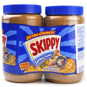 코스트코 SKIPPY 스키피 슈퍼청크 피넛버터 땅콩버터 2.72kg(1.36kg x 2개)