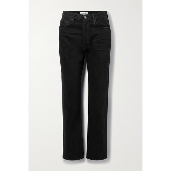 90s 핀치 웨이스트 하이라이즈 스트레이트  진 블랙 1647597324895168