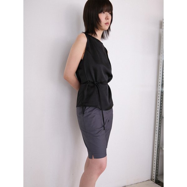 slim capri pants (grey)