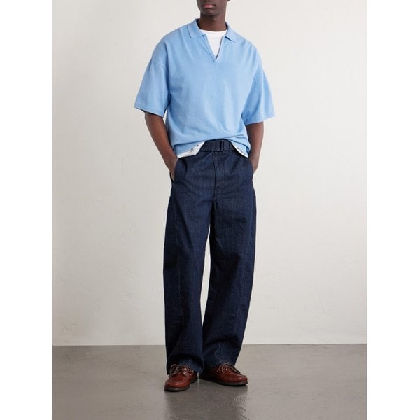 블루블루재팬 니트 폴로 셔츠 46376663162963345